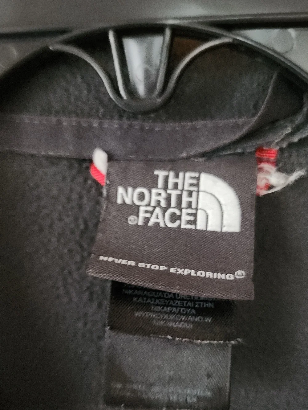 Men's The North Face Polartec Classic Fleece Jacket Charcoal Gray Size Medium